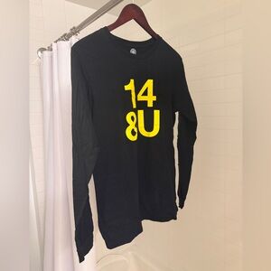 SoulCycle Black Long Sleeve with Yellow Print